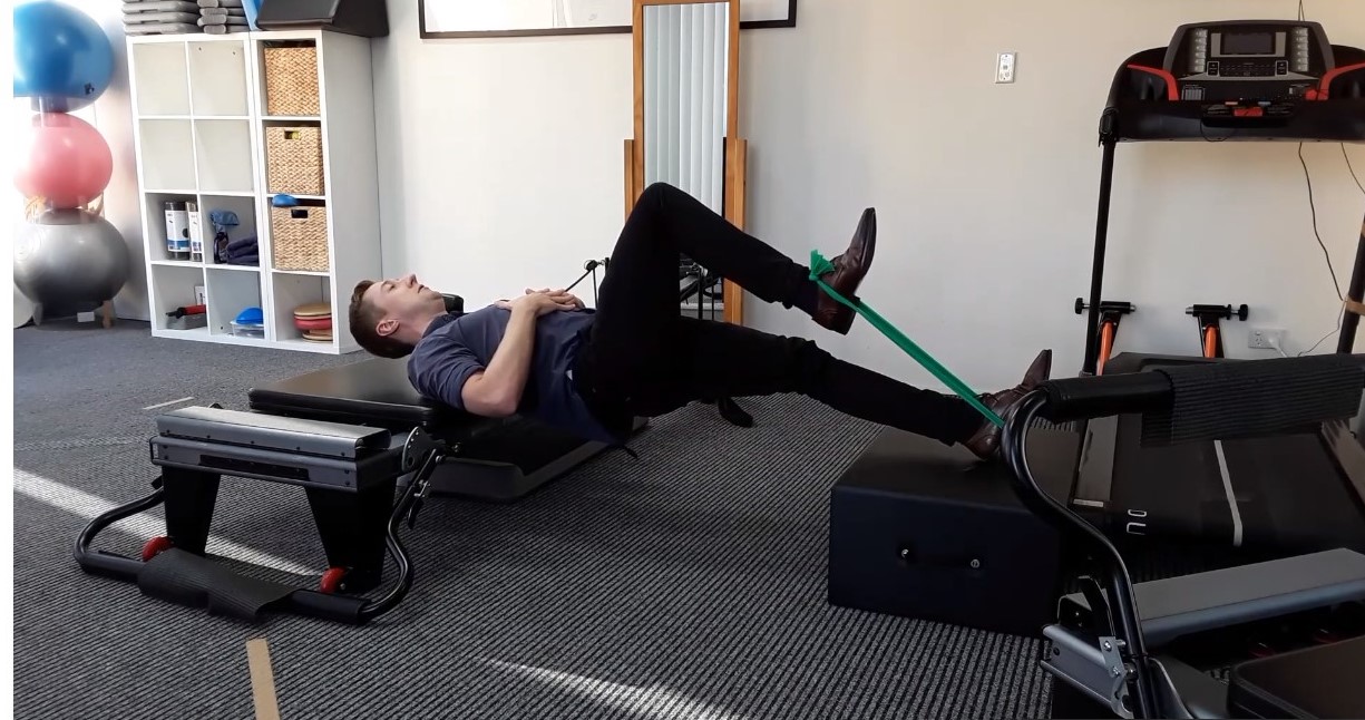 Bridge With Resisted Hip Flexion | Physiotherapy Manly